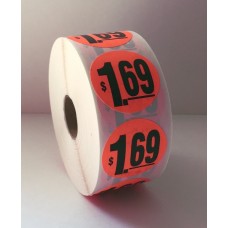 $1.69 - 1.5" Red Label Roll